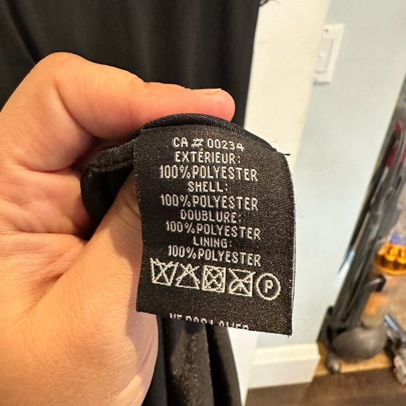 Black beaded caped formal dress w/hand beading - Picture 1 of 4